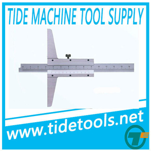 Hight Quality Basic Model Vernier Depth Gauges/ Depth Caliper 0-500mm, with/Without Hook